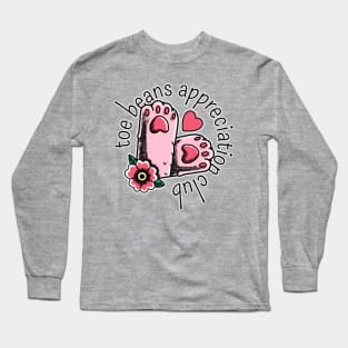 toe beans appreciation club Long Sleeve T-Shirt